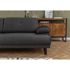 Quito (239 x 99 x 83 cm) 3-sits bäddsoffa Antracit
