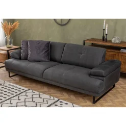 Quito (239 x 99 x 83 cm) 3-sits bäddsoffa Antracit