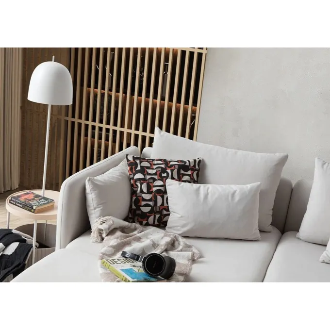 Quito Relax (185 x 95 x 92 cm) Hörnsoffa Creme