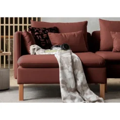 Quito Relax (185 x 95 x 92 cm) Hörnsoffa Kakelröd