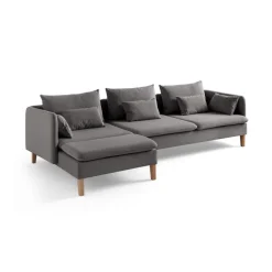 Quito Relax (185 x 95 x 92 cm) Hörnsoffa Antracit
