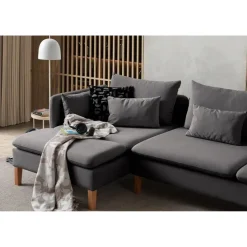 Quito Relax (185 x 95 x 92 cm) Hörnsoffa Antracit