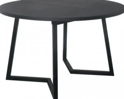 Röa Matbord Runt 120-200cm Svart