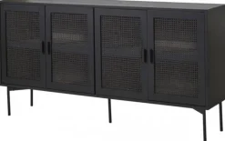 Raffels Sideboard 4 Dörr Svart