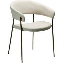 Reboot Stol Simply Beige, Antique Brass