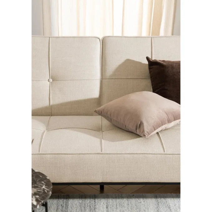 Reese Bäddsoffa Basel tyg Beige