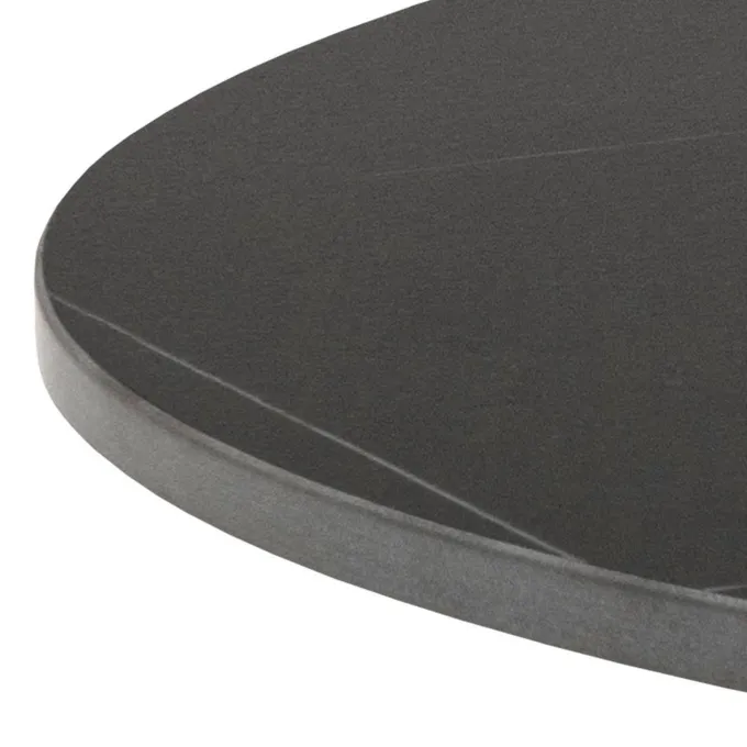 Rennes Soffbord Rund 60 cm Svart Grantham