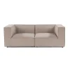 Reykjavik 2 (95 x 190 x 65 cm) 2-sitssoffa Sandbeige