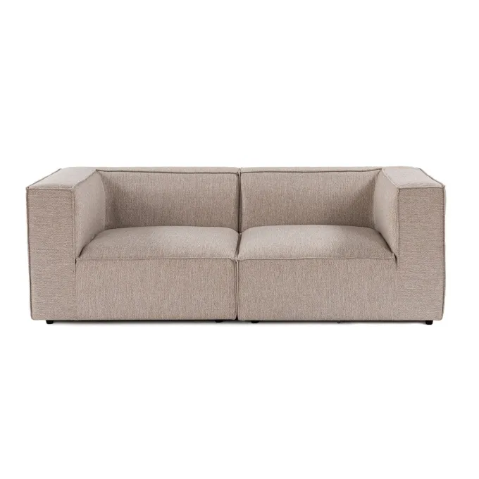 Reykjavik 2 (95 x 190 x 65 cm) 2-sitssoffa Sandbeige