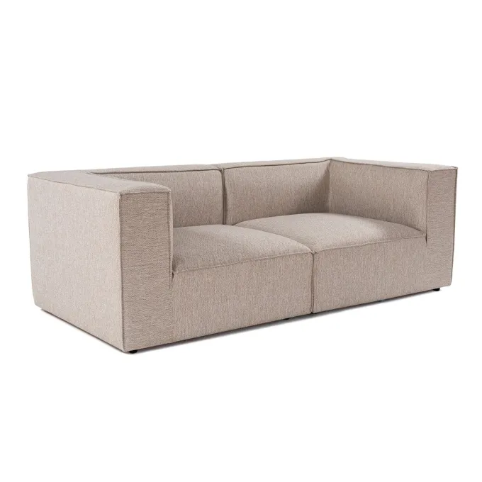 Reykjavik 2 (95 x 190 x 65 cm) 2-sitssoffa Sandbeige