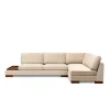 Reykjavik hörn med puff (313-193 x 97 x 80 cm) Hörnsoffa Beige