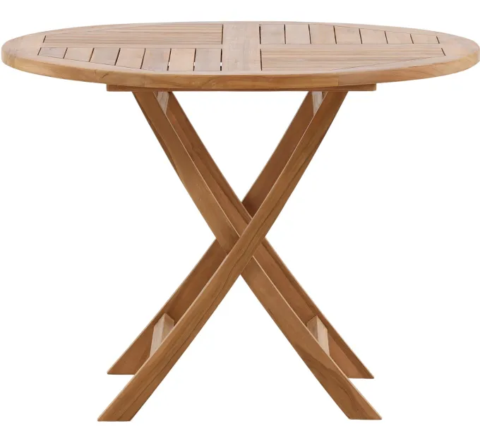 Rimini Matgrupp 100 cm ink Fällstolar Teak