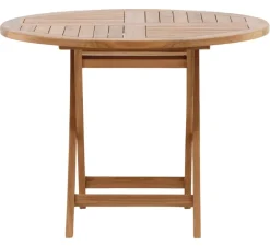 Rimini Matgrupp 100 cm ink Positionsstolar Teak