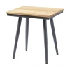 Rio Antracit/Teak Loungebord 50x45 cm