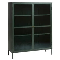 Riviera Vitrinskåp 140 cm Grön