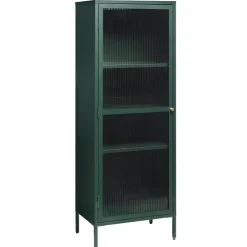Riviera Vitrinskåp 160 cm Grön