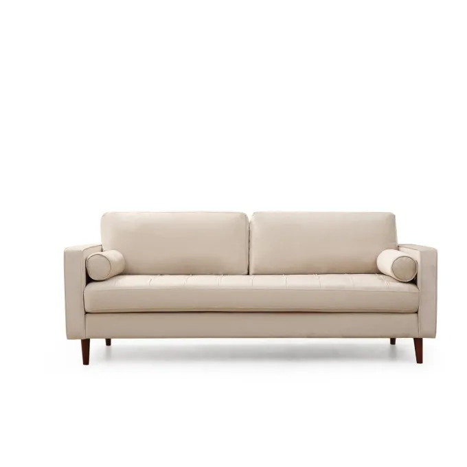 Rom (215 x 90 x 70 cm) 3-sitssoffa Beige