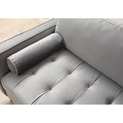 Rom (215 x 90 x 70 cm) 3-sitssoffa Ljusgrå