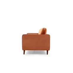 Rom (215 x 90 x 70 cm) 3-sitssoffa Orange
