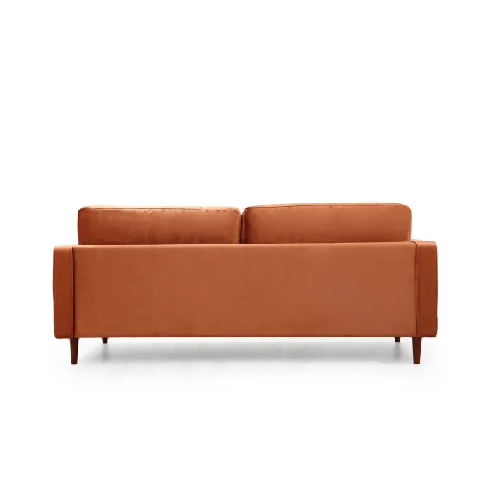 Rom (215 x 90 x 70 cm) 3-sitssoffa Orange