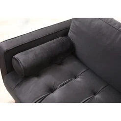 Rom (215 x 90 x 70 cm) 3-sitssoffa Svart ek