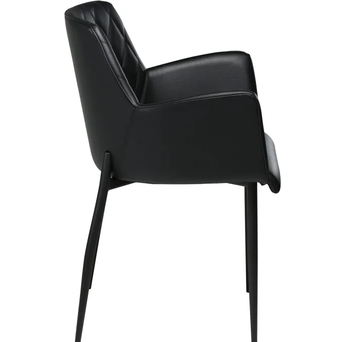 Rombo Stol Black Art.Leather