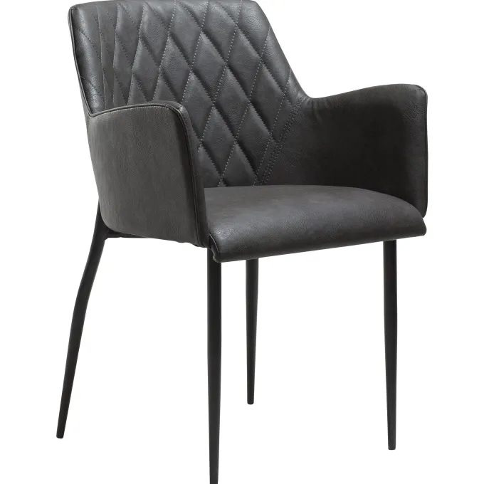 Rombo Stol Vintage Grey Art.Leather