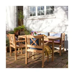 Rosenborg 165x80 cm Trädgårdsbord Teak