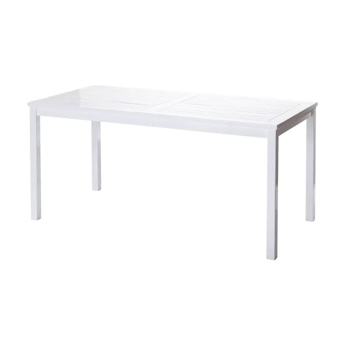 Rosenborg 165x80 cm Trädgårdsbord Vit