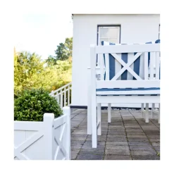Rosenborg 165x80 cm Trädgårdsbord Vit