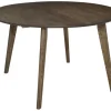 Sagene Matbord 130 cm Mörkbrun Ek