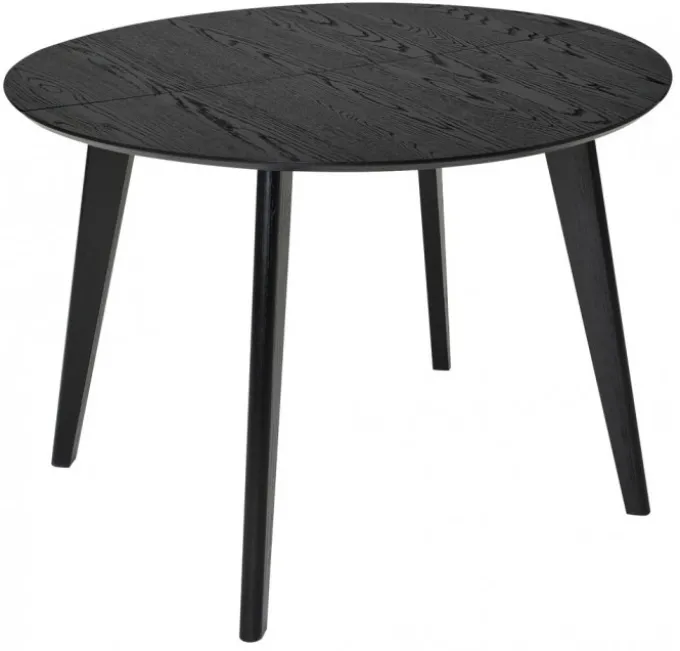 Sagene Matbord 130 cm Svart Ek