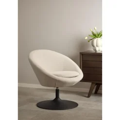 Saint-Germain Snurrfåtölj Beige