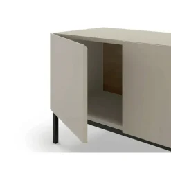 Salvador 180 (180 x 55 x 41,8 cm) TV-bänk Sandsten naturlig ek svart