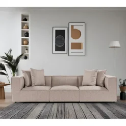 Samarkand 3 (270 x 65 x 95 cm) 3-sitssoffa Sandbeige