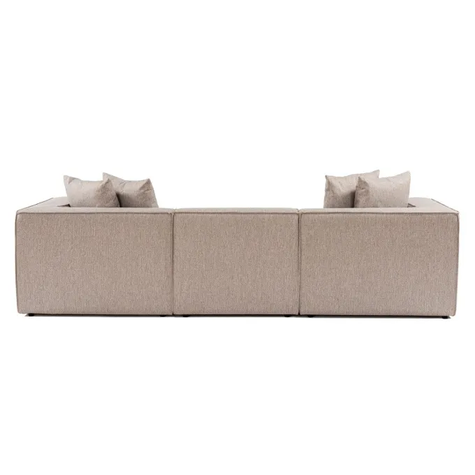Samarkand 3 (270 x 65 x 95 cm) 3-sitssoffa Sandbeige