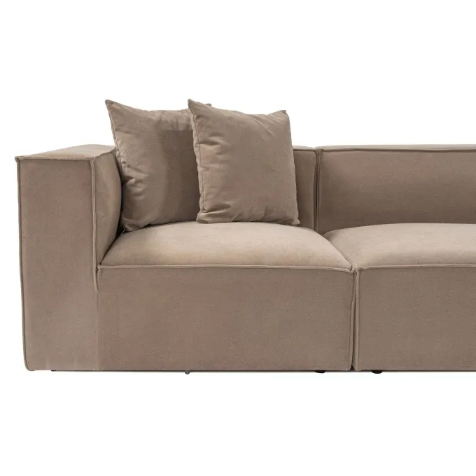 Samarkand 3 (270 x 65 x 95 cm) 3-sitssoffa Cappuccino