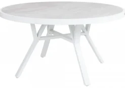 Samvaro Matbord Rund 140 cm Vit