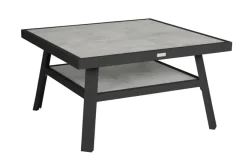 Samvaro Soffbord Antracit/Antracit 90x90 cm