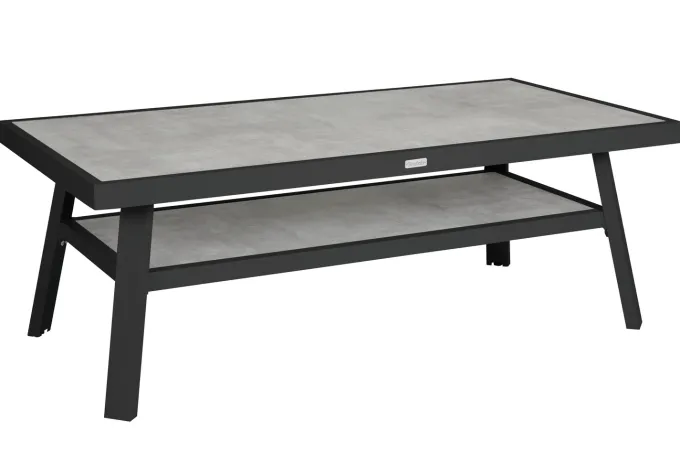 Samvaro Soffbord Antracit/Grå 140x90 cm
