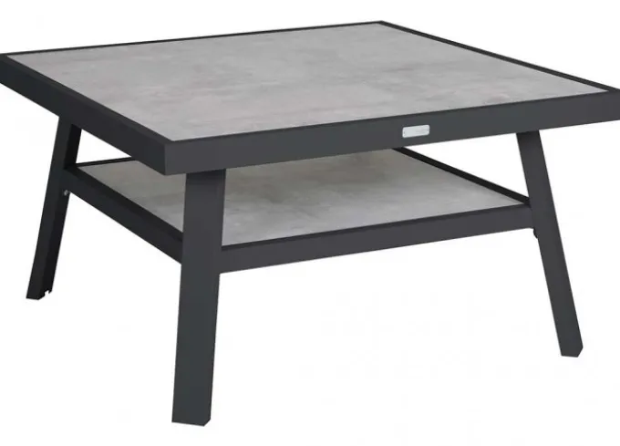 Samvaro XL Soffbord 90x90 cm Grå