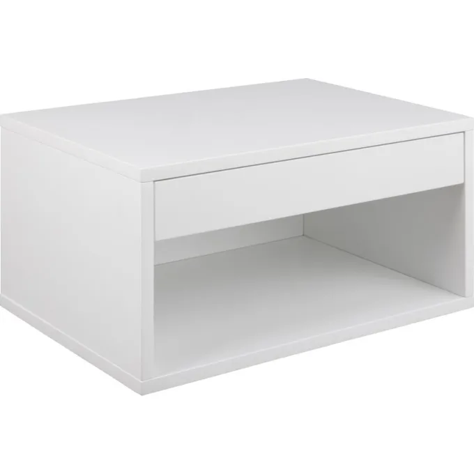Sandnes Sängbord 24x50x35 cm Vit