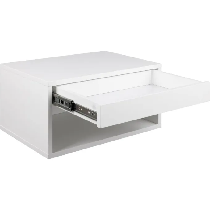 Sandnes Sängbord 24x50x35 cm Vit
