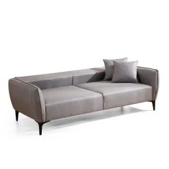 Santiago (220 x 67 x 95 cm) 3-sitssoffa Grå