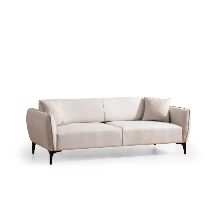 Santiago (220 x 67 x 95 cm) 3-sitssoffa Offwhite