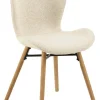 Sedan Matstol Monza tyg Cream/Ek