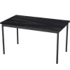 Segmento 85x140 cm Matbord Svart