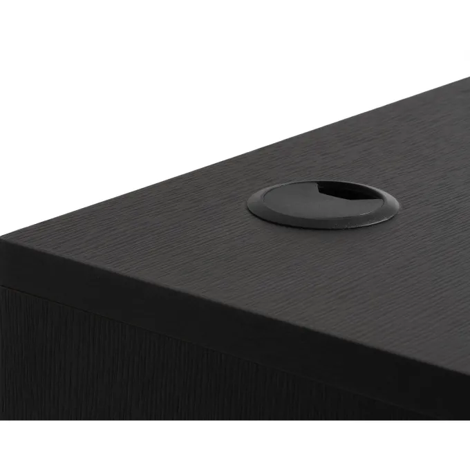 Segmento 60x120 cm Skrivbord Svart