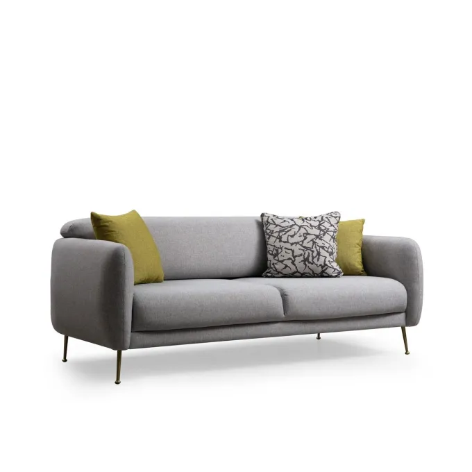 Sevilla 3-sits (214 x 98 x 85 cm) 3-sits bäddsoffa Grå
