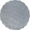 Shell Rund 120 cm Matta Blå